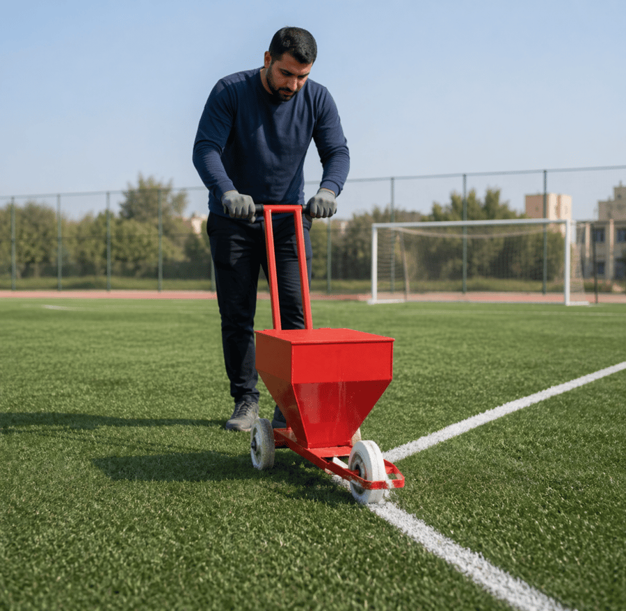 عربة تخطيط ملاعب كبير