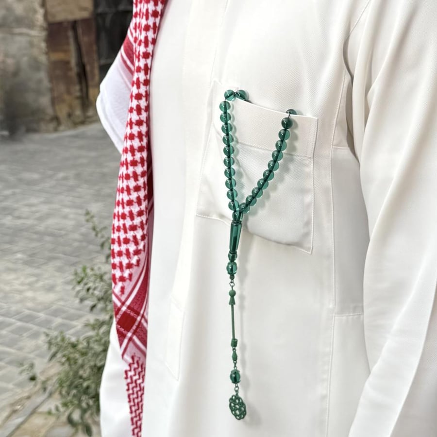 سبحه اخضر ملكي طرابزونه