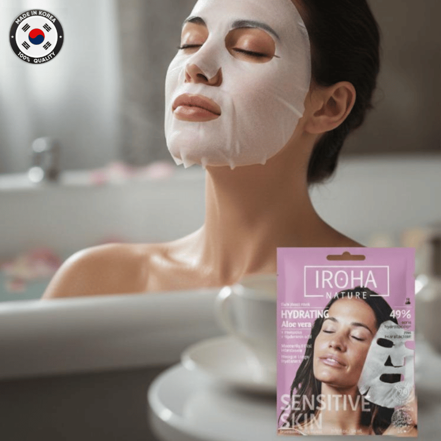 IROHA Nature Hydrating Aloe Vera Face Sheet Mask