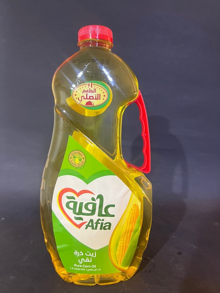 عافية زيت ذرة 1.5لتر