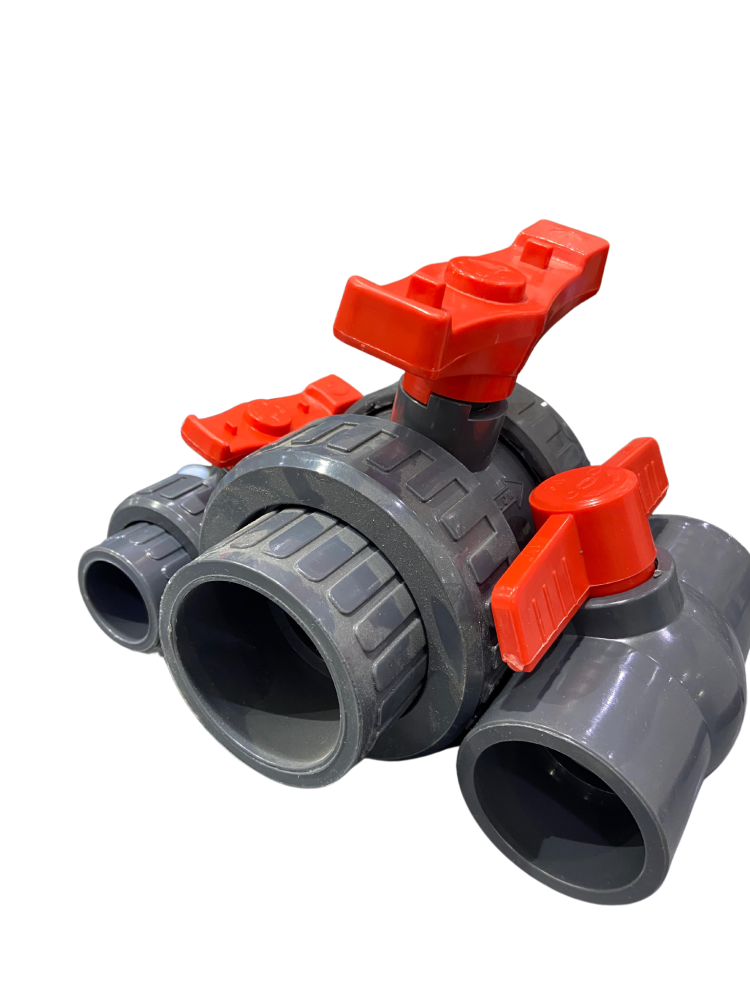 محبس بلاستيك مع شد وصل جميع المقاسات | Plastic Valve with Tight Connection, All Sizes