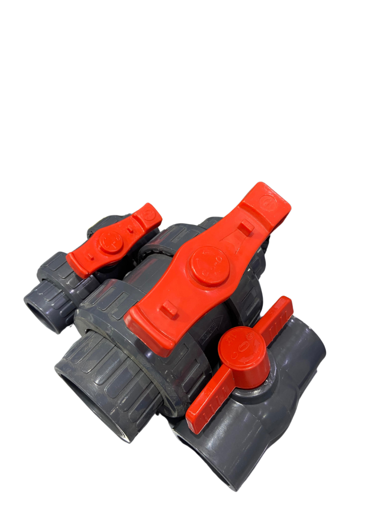محبس بلاستيك مع شد وصل جميع المقاسات | Plastic Valve with Tight Connection, All Sizes