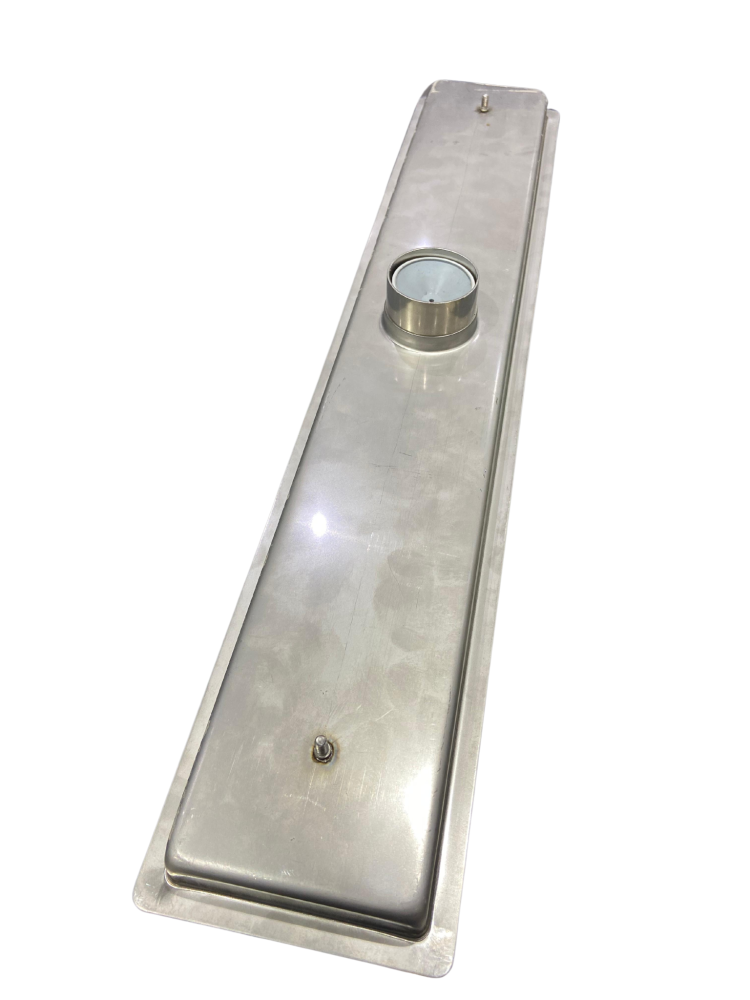 صفايات إيطالي ستيل بلاط مع رداد 60x10 | Italian Stainless Steel Tile Drain with Grid 60x10