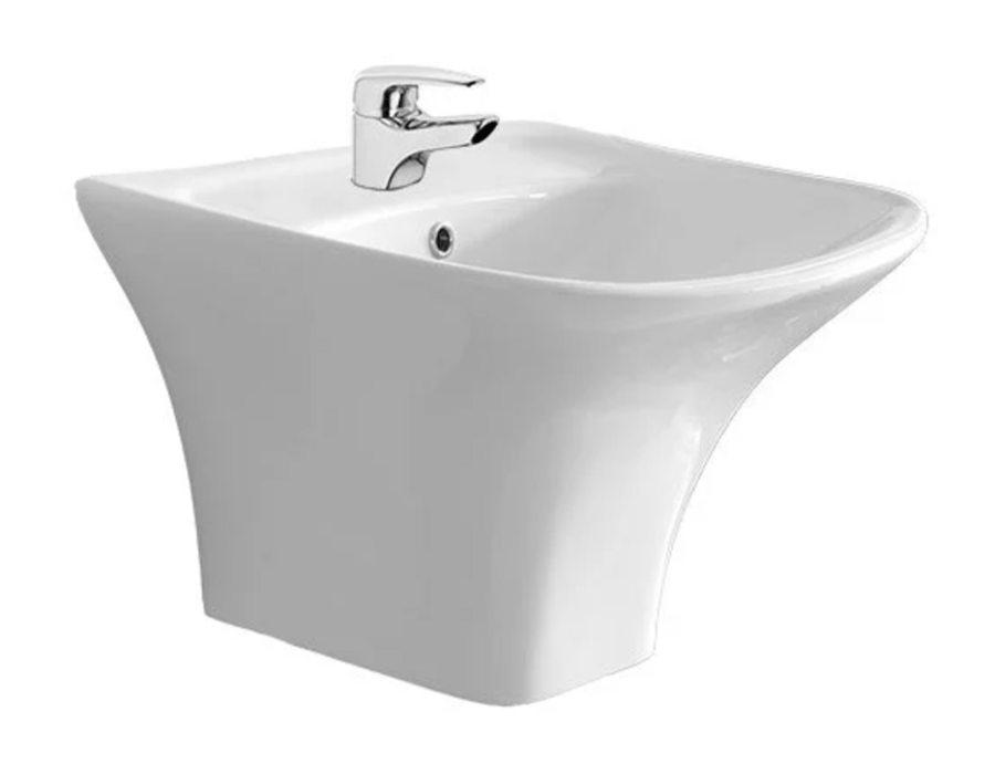 مغسلة بورسلينا دريم أبيض وبيج | Dream Porcelain Sink White & Beige