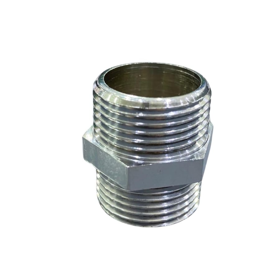 نبل كروم + استيل هندي جميع المقاسات | Chrome + Stainless Steel Nipple Indian - All Sizes