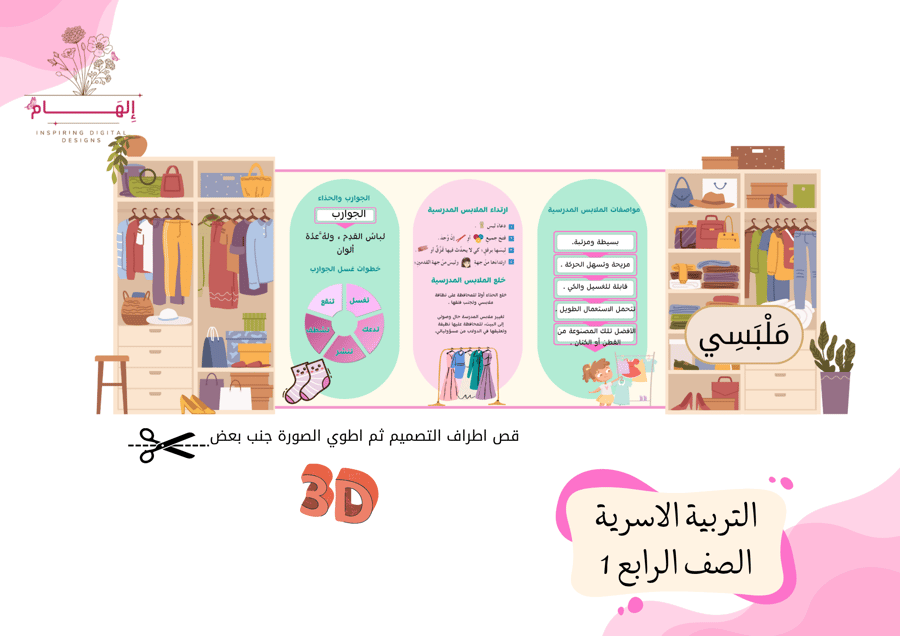 مطوية ملبسي- الاسرية-الصف الرابع1
