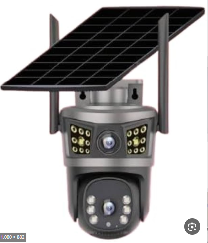 كاميرا مراقبة ذكية متحركة تعمل بالطاقة الشمسية واي فاي (Intelligent Solar Energy Alert PTZ