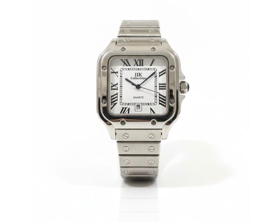Cartier Santos watch, white port