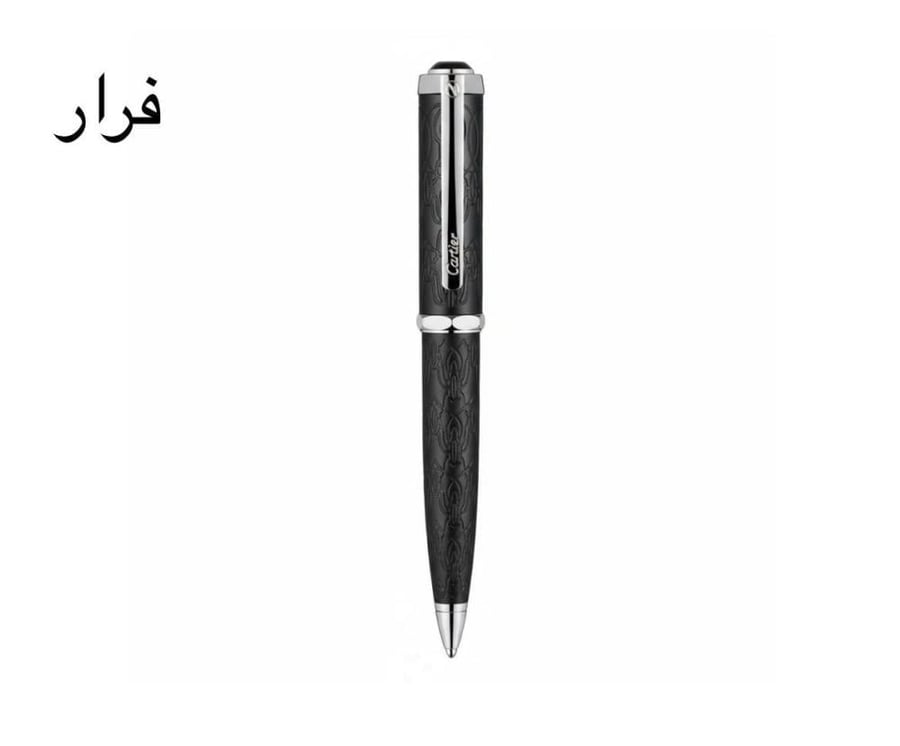 قلم كارتير سداسي اسود