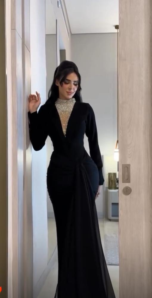 فستان سهره شك يدوي فخم