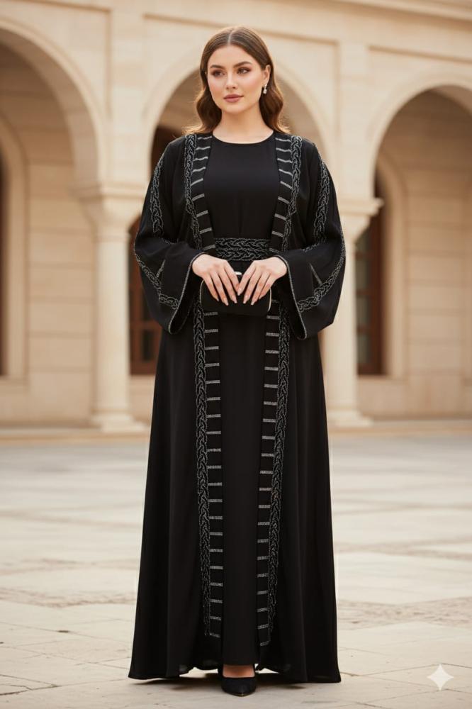 عباية خليجي سوداء