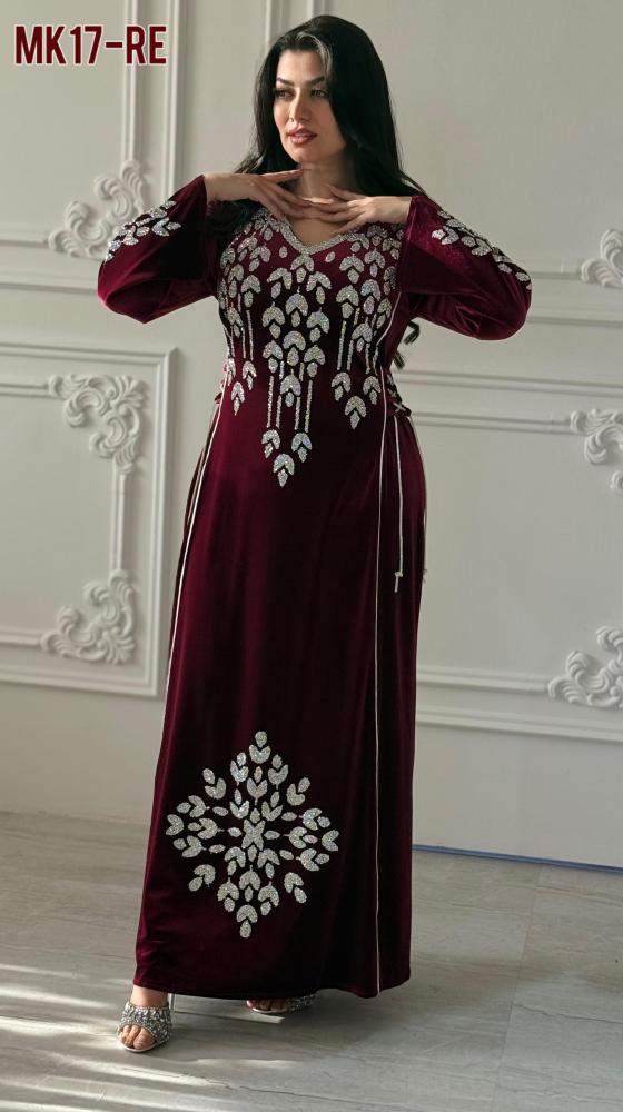 عباية مخمل شتوية