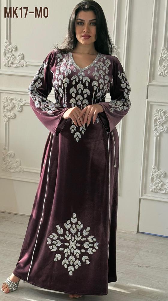 عباية مخمل شتوية
