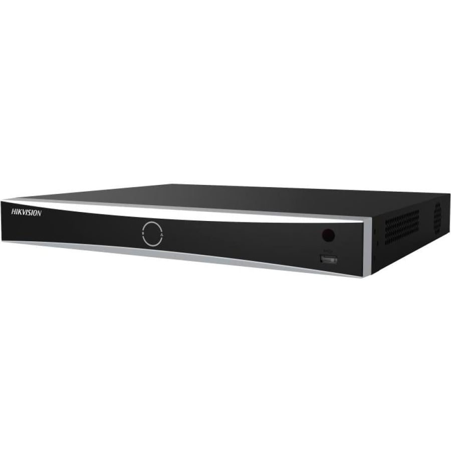 جهاز تسجيل فيديو شبكي (NVR) هيكفيجن 16 قناة 1U مع تقنية AcuSense ودقة 4K