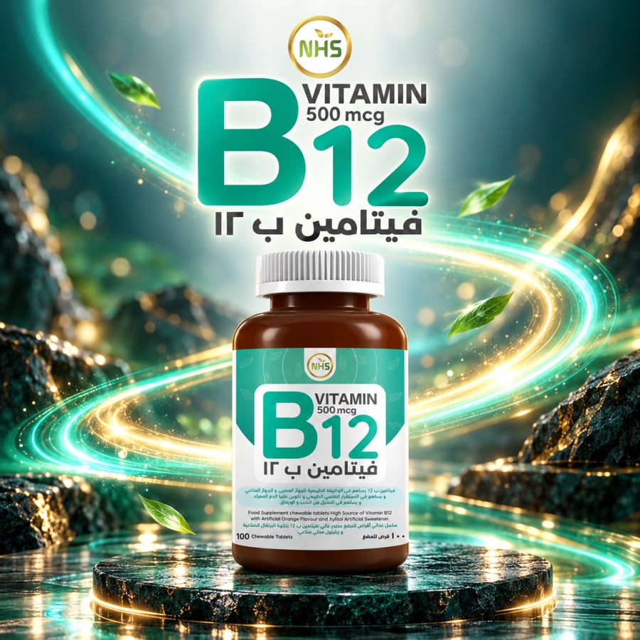 ان اتش اس فيتامين ب 12 اقراص