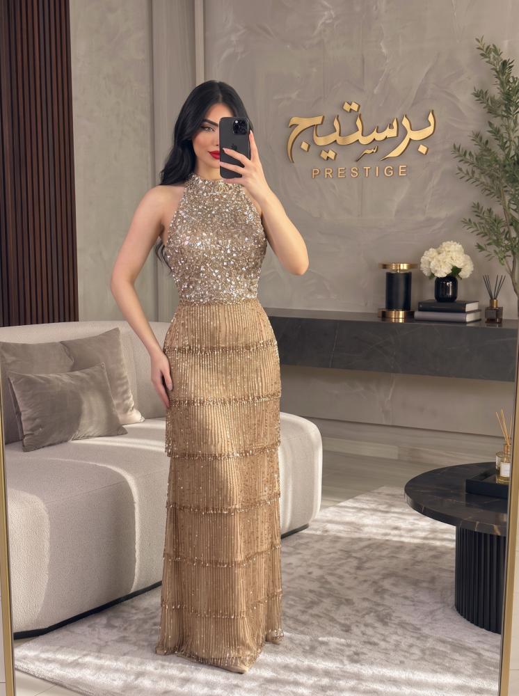 فستان سلاسل خرز وباربي