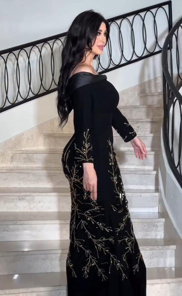 فستان سهره تطريز شك يدوي راقي