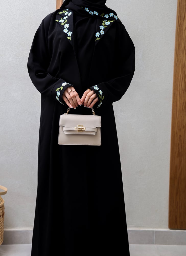 Sky blue abaya