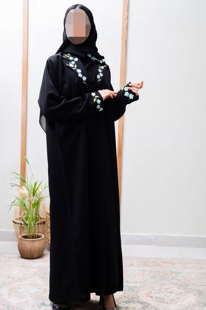 Sky blue abaya