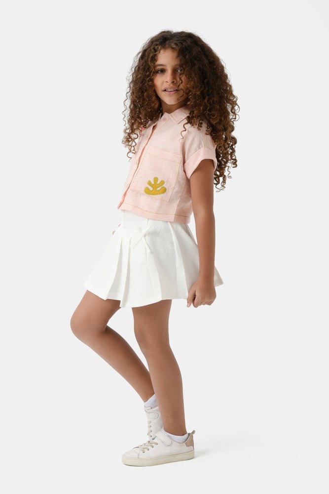 Girls' Simone Shirt, Wide Fit
