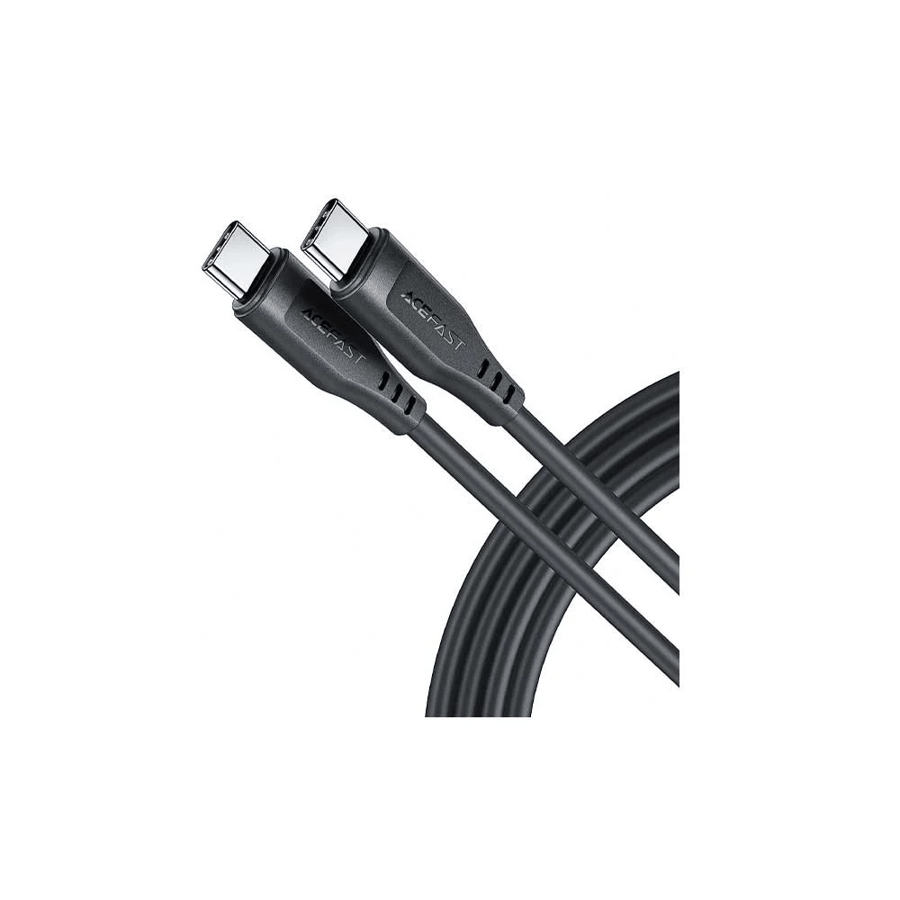 AceFast Type C to Type C cable, 1.2 meters long - Black