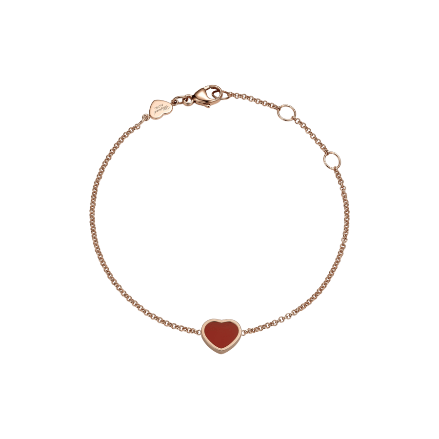 My Happy Hearts bracelet in rose gold with stone options