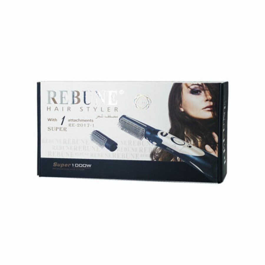 Hair styling blow dryer Rebon, one piece, 1000 watt power
