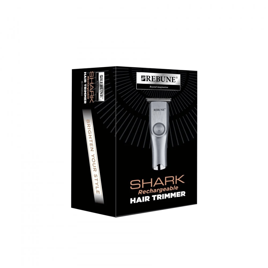 Rechargeable Rebon shaver machine, silver color