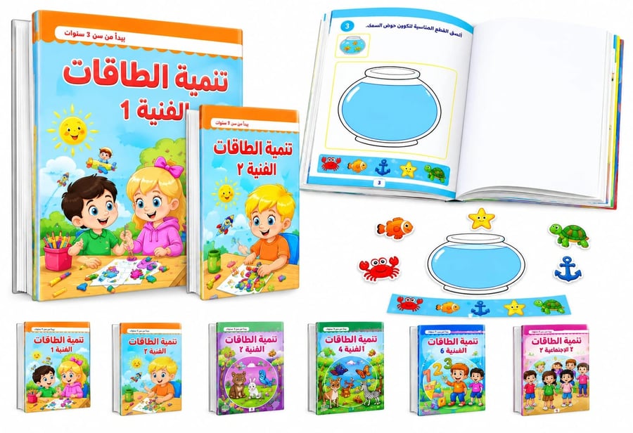 مجموعة تنمية طاقات الفنية - 6كتب