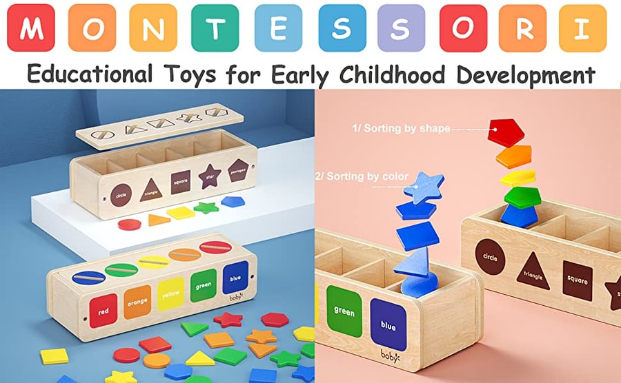 Shape and color classification box