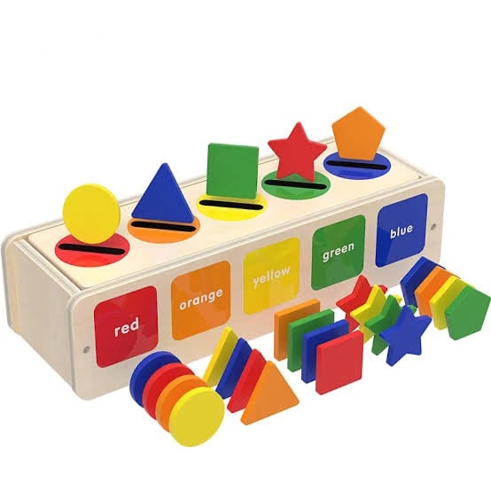 Shape and color classification box