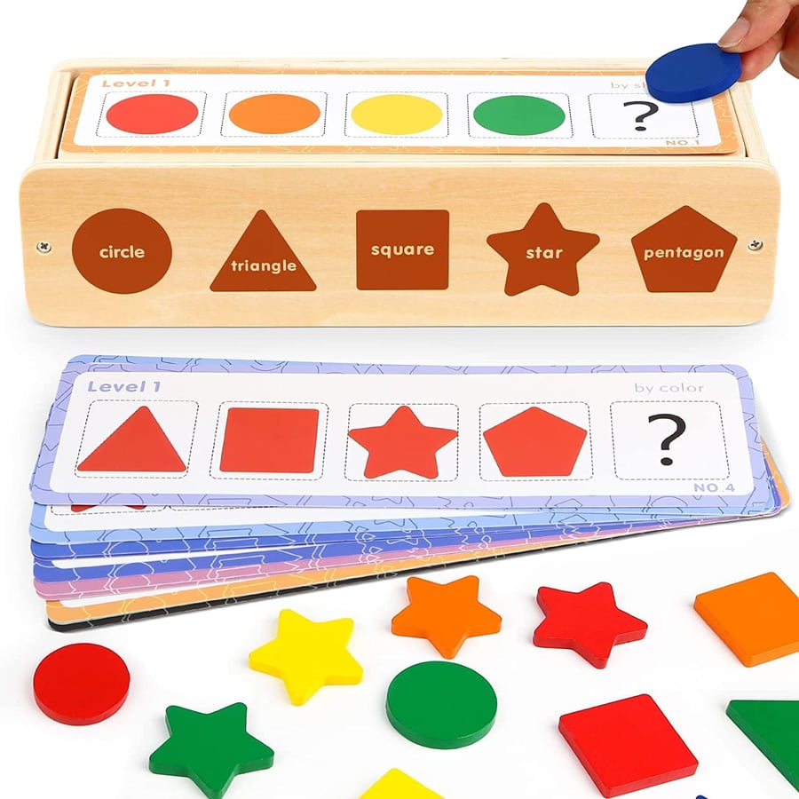 Shape and color classification box
