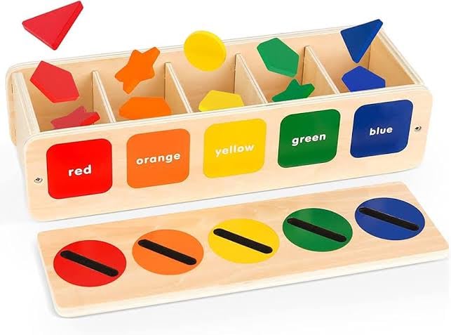 Shape and color classification box