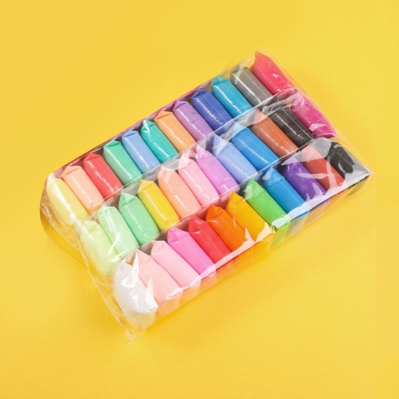 Colored playdough for children