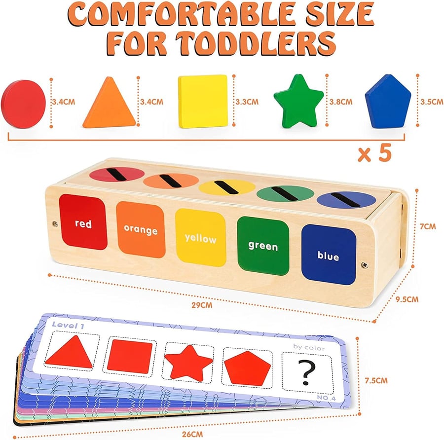 Shape and color classification box