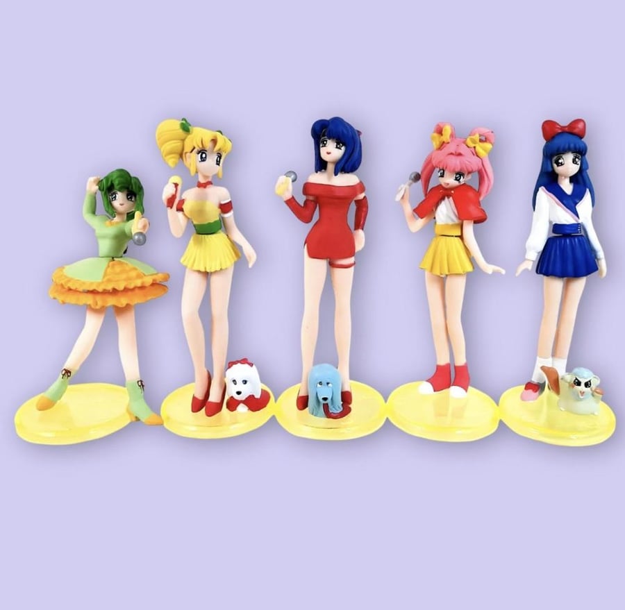 مجموعة ميني فيقرز انمي ايروكا و Idol angel yokoso yoko إصدار 1990