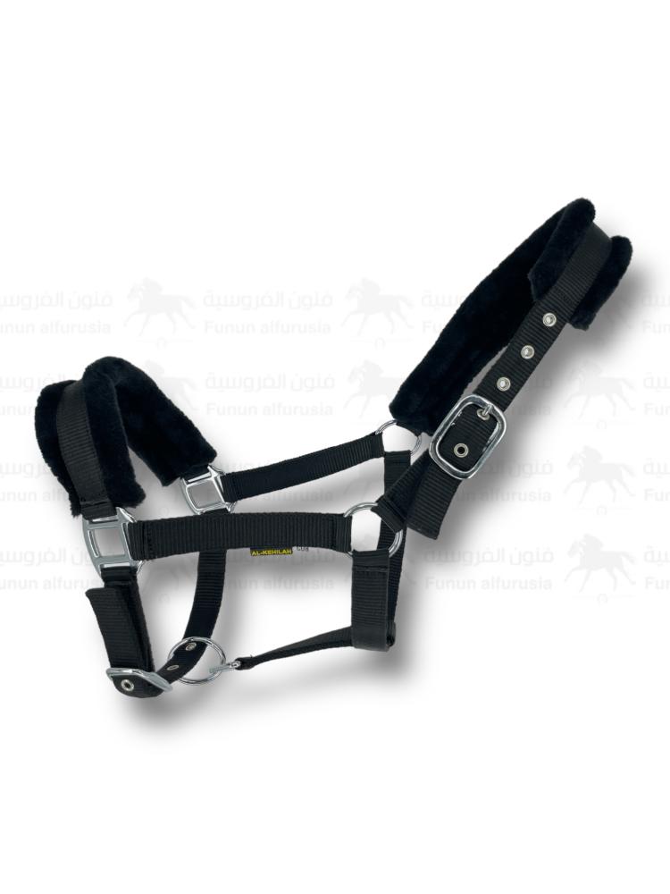 fur-lined halter