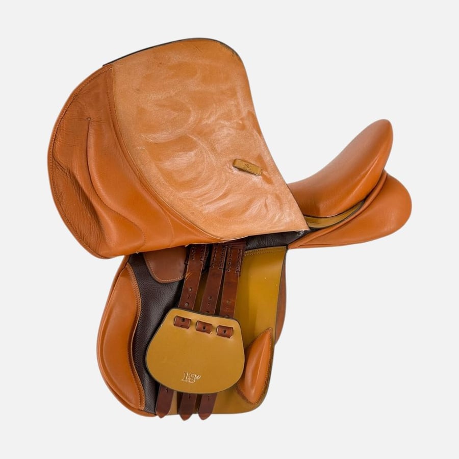 Genuine leather multi-purpose saddle