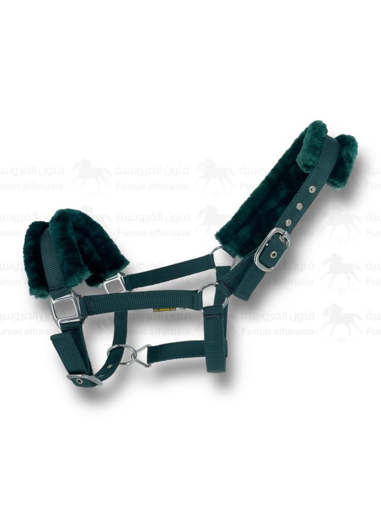 fur-lined halter