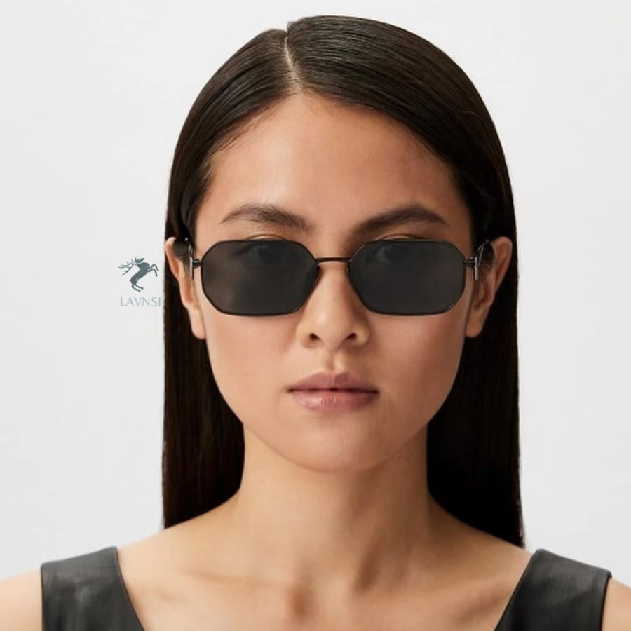 Prada glasses with black frame and black lenses