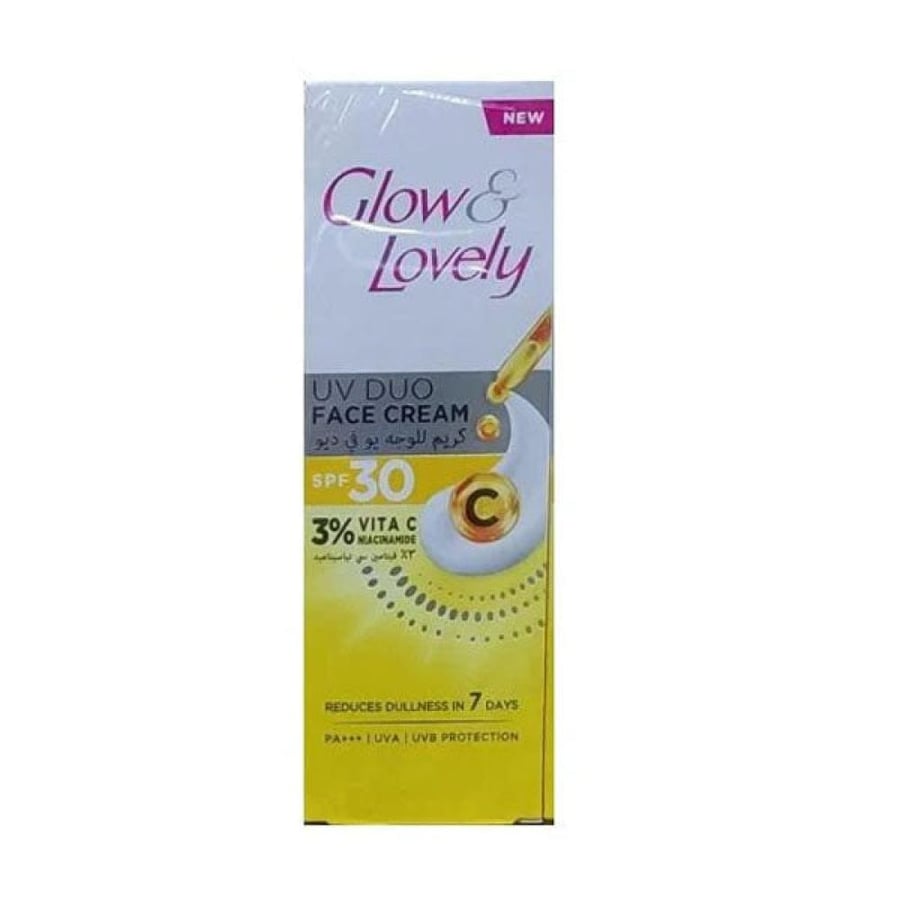 جلو اند لفلي كريم للوجه مع درجة حماية من الشمس (+SPF30) - حجمين