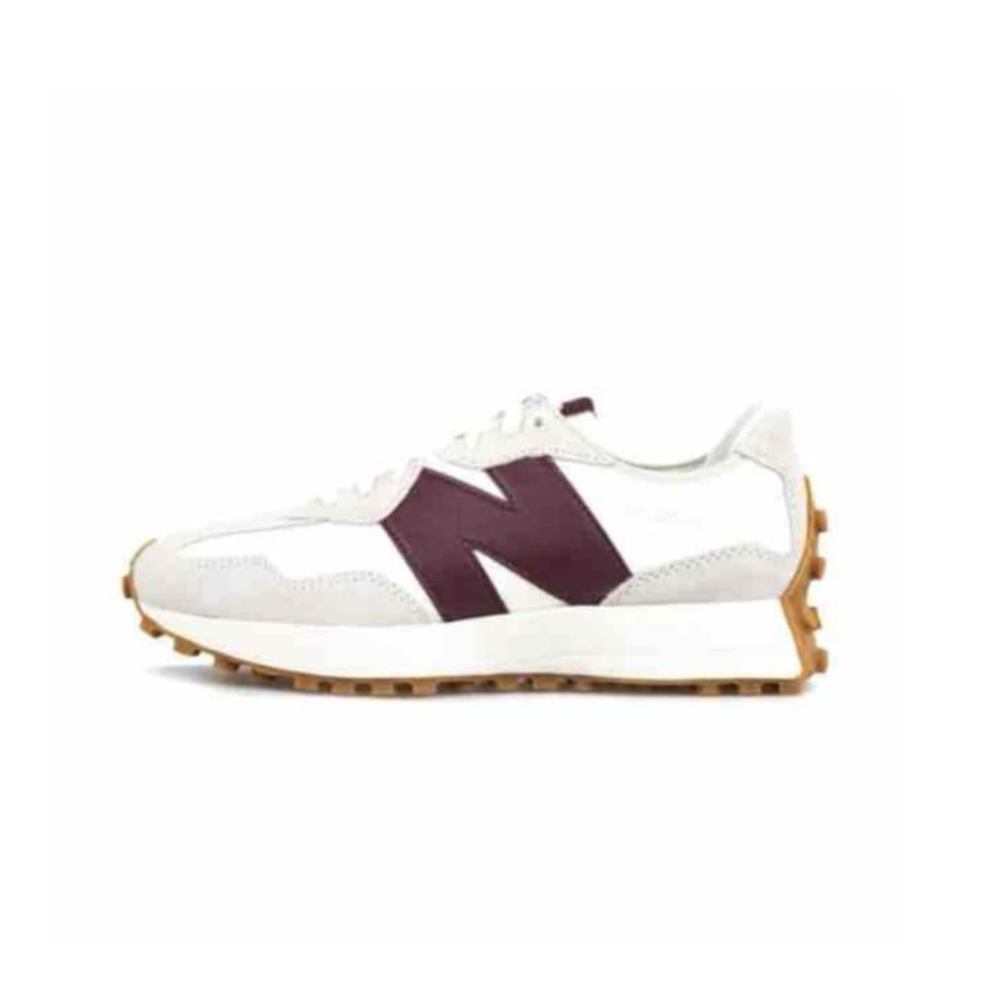 New Balance 327 'White Dark Red'