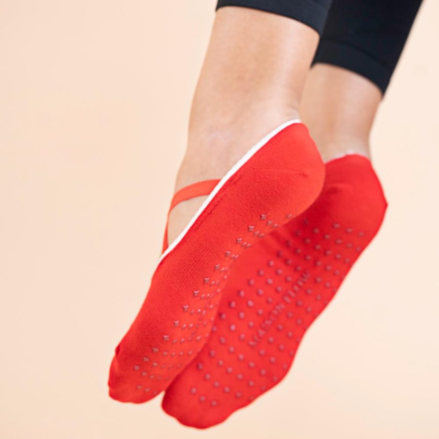 Ladybug Classic Ballerina Grip Socks