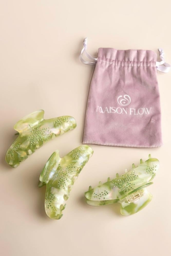 Palm Haze Hair Clip