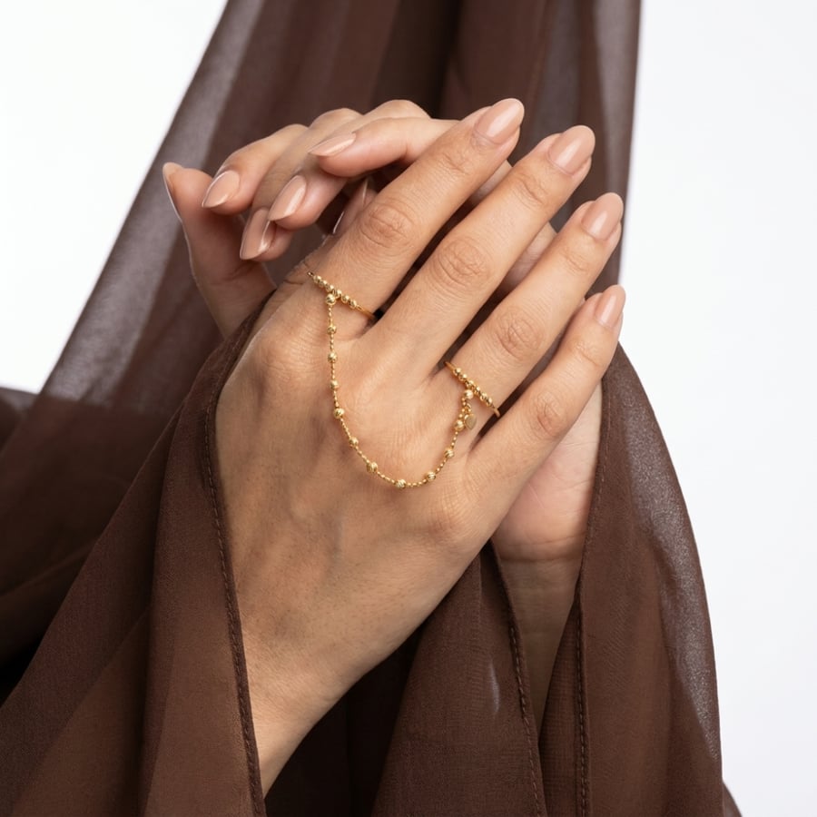 خاتم الوتر عيار 21 RN25 على اليد