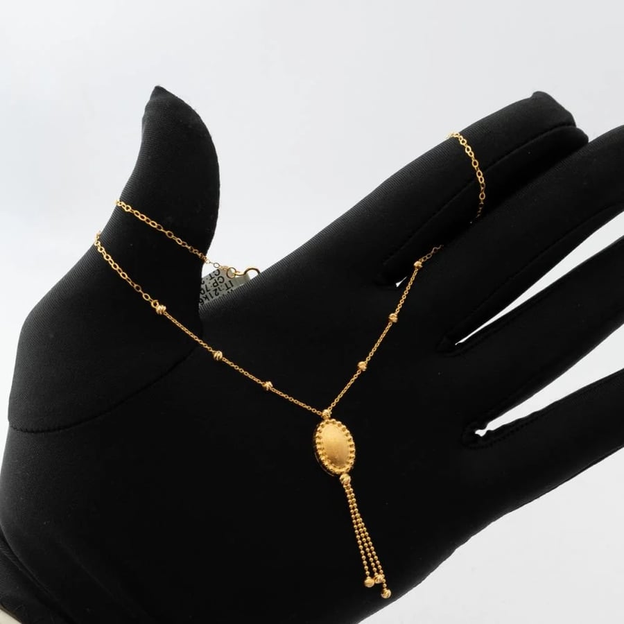 عقد ذهب  عيار 21