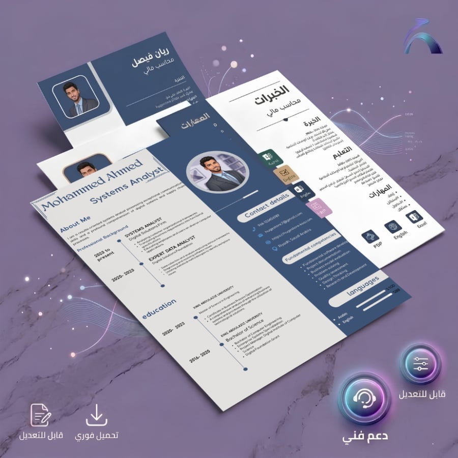 Professional CV Template 7 - English