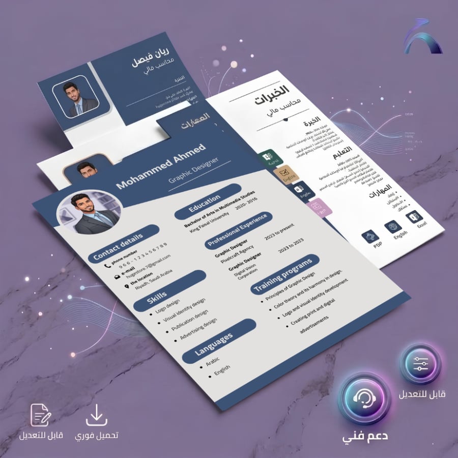 Professional CV Template 4 - English