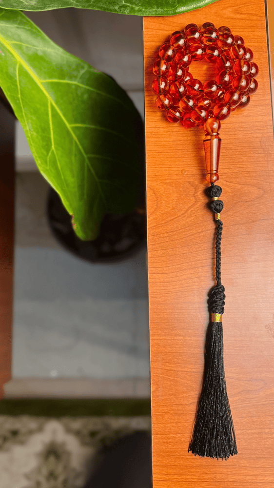 Saffron Iranian fragrant prayer beads - Karkousha