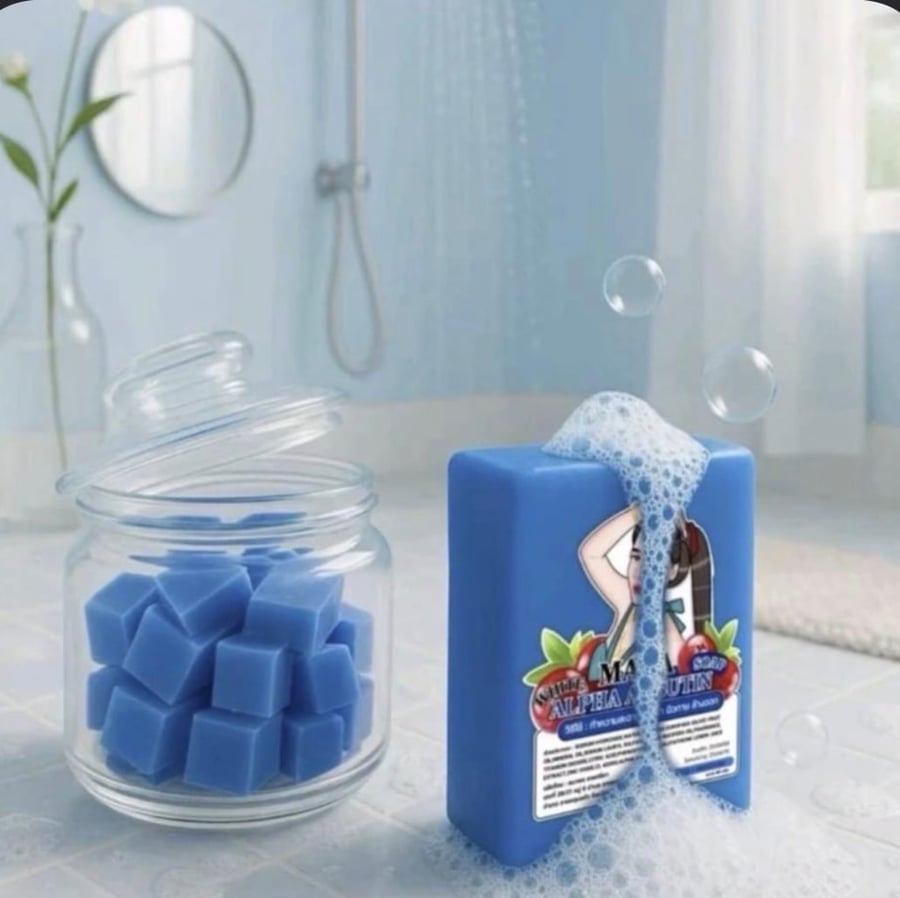 صابون مايا الزرقاء للتبيض الاسطوري MAYA SOAP X10 whitenin بالنيلة